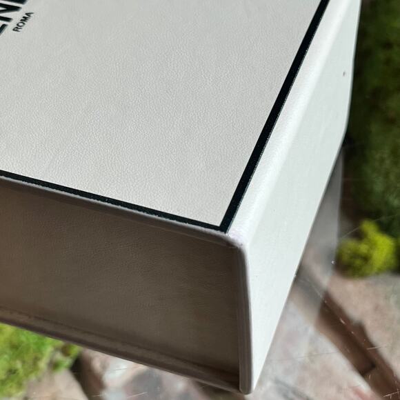 FENDI Vitello Fluffy Logo Vertical Box Crossbody - Picture 16 of 16